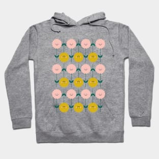 positive attitude happiness happy smiles happy faces floral flowers colorful summer Hoodie